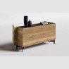Alpen double-sided sideboard, with 180 ° door opening
