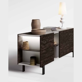 Ponte sideboard, living area with smoked