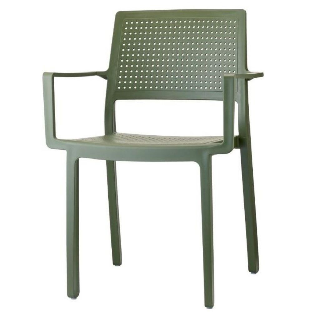 Scab Design Emi Verde Oliva Pack of 6 Chairs