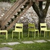 Scab Design Chair Sai White Linen Pack of 6 Chairs