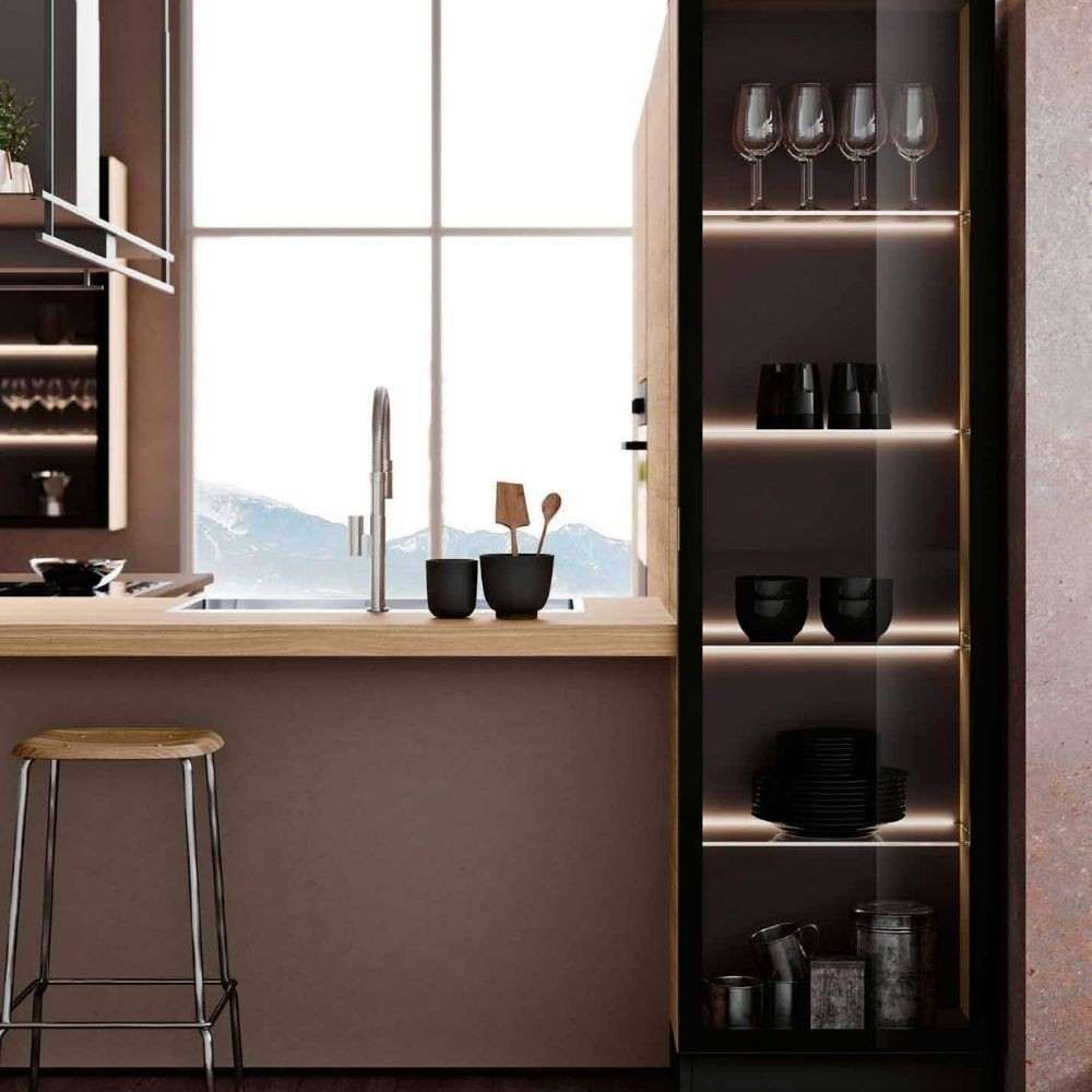 Modern modular kitchen by Imab Group Capri DM0658