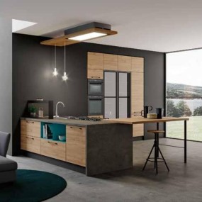 Modern modular kitchen by Imab Group Capri DM0665