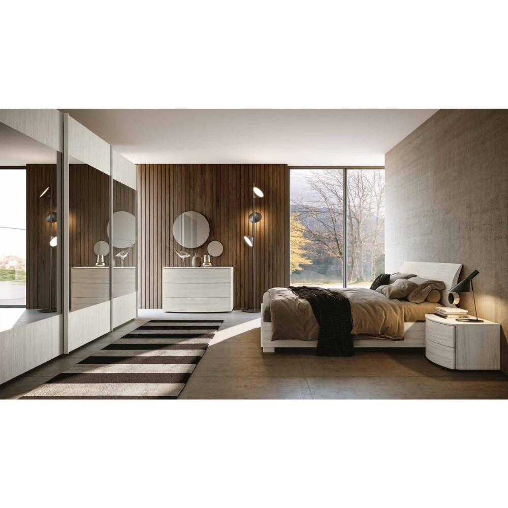 Bedroom wardrobe sliding bed with container VQ3005