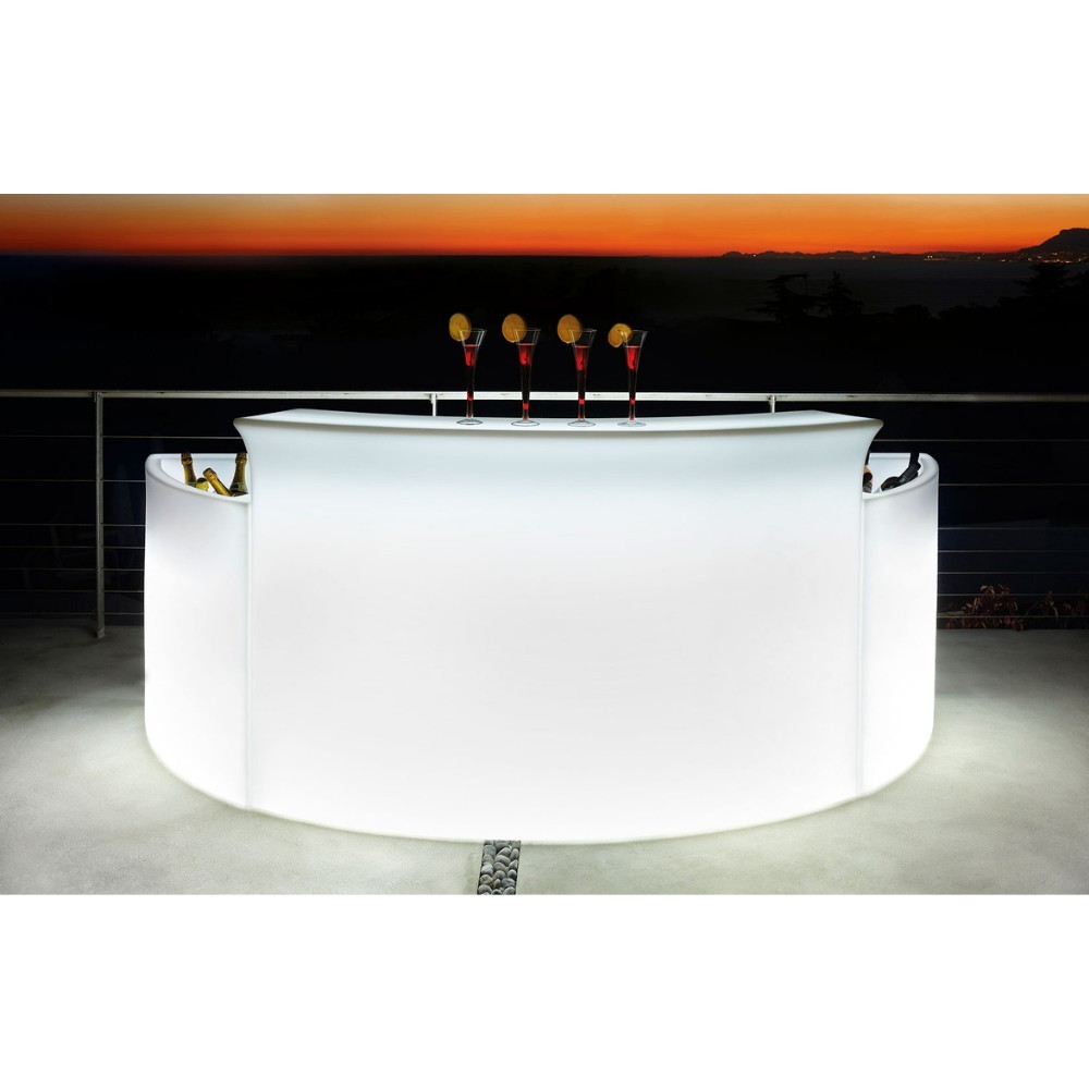 Bancone bar luminoso polietilene BREAK BAR design