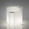 Comptoir de bar en polyéthylène d'angle lumineux BREAK CORNER design Slide Studio