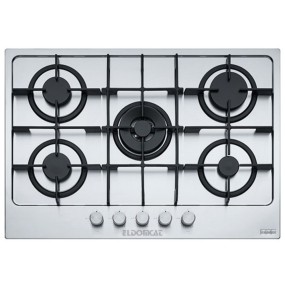 FRANKE MARIS 5 BURNERS GAS HOB WITH DOUBLE CROWN 75 CM