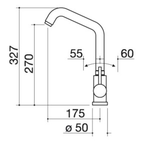 Barazza Select Two single lever mixer tap