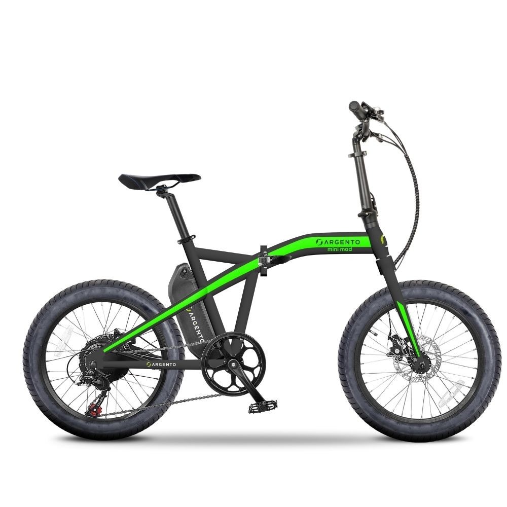 Argento Bike Mini Mad Nero, Verde Alluminio 50,8 cm (20")