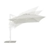Bizzotto Parapluie à bras Eden 3X4 blanc-nat-t