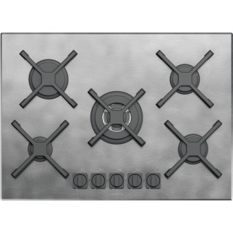 Barazza Unique hob Black, Stainless steel Built-in Gas 5 Cooker