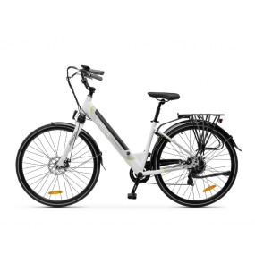 Argento Bike Omega + Grigio, Bianco Alluminio 71,1 cm (28") 25 kg