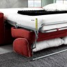 Hopplà Vesuvio divano letto con rete elettrosaldata con materasso alto 15 cm