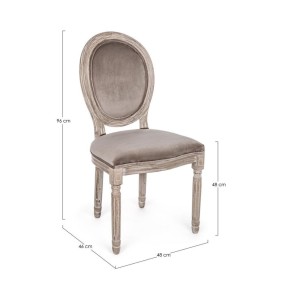 Bizzotto MATHILDE CHAIR in dove gray