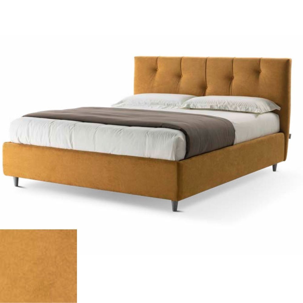 STILFARITALIA Enrica Modern fabric bed with basic 160 X 190 box