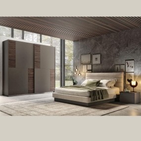 S75 SPA Prodigi Collection modern bedroom complete with container bed frame