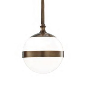 Showy hanging lamp Peggy glossy white glass Hangar Design Group