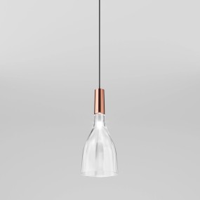 Vistosi lampada sospesa Scintilla in cristallo Design Giovanni Barbato