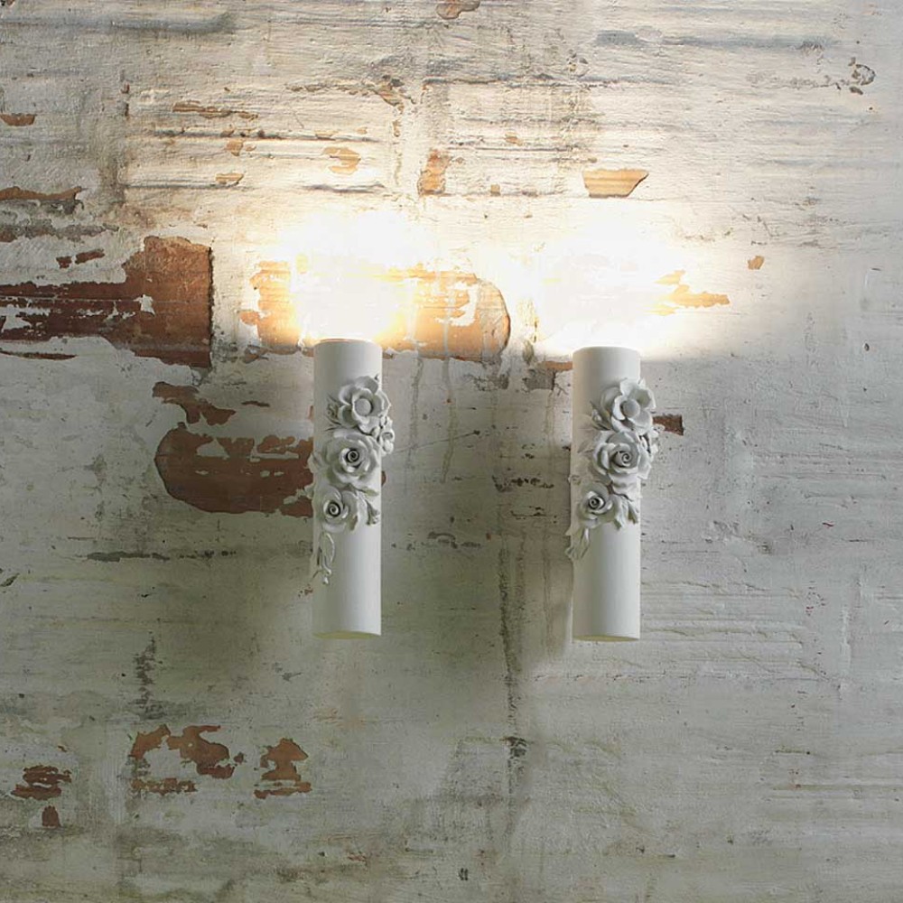Karman lampada in ceramica Capodimonte design Matteo Ugolini