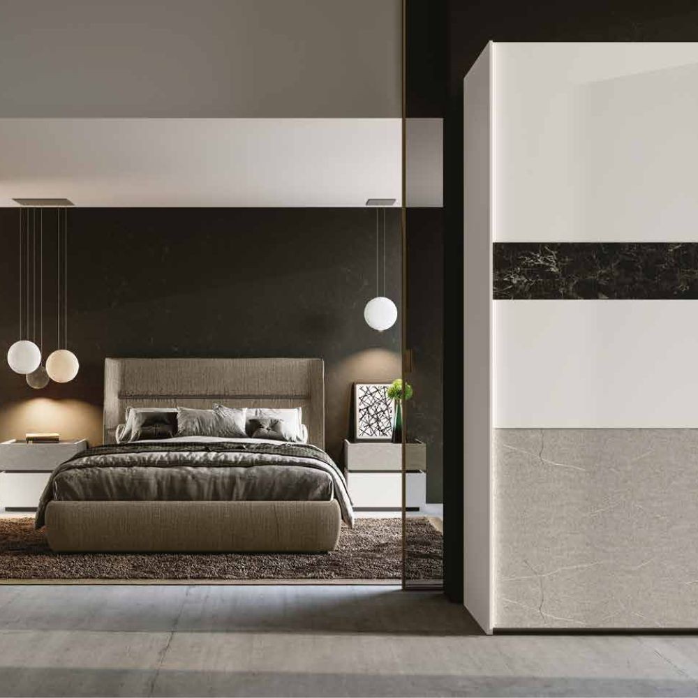 Nova bedroom wardrobe sliding bed with container VQ3001