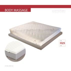 Materasso Body Massage Memory Foam termosensibile H25 cm