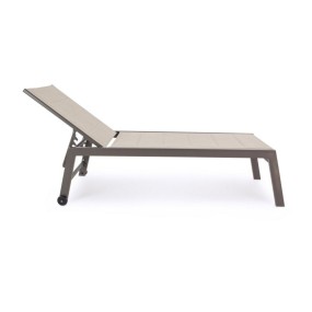 ANDREA BIZZOTTO SPA HIGH BED WITH WHEELS HILDE COFFEE YK14