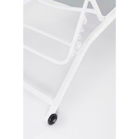 ANDREA BIZZOTTO SPA BED WITH WHEELS RAUL WHITE JA16