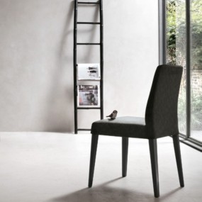 LUCERNA chair with wooden structure, Soft-Touch Vintage seat