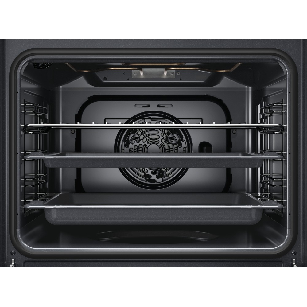 Whirlpool OMK38HU0X 71 L A Black, Stainless steel