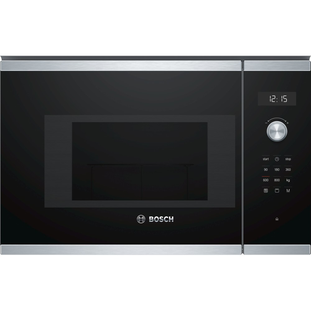 Bosch Serie 6 BEL524MS0 microwave Built-in Grill microwave 20 L 800 W Black, Stainless steel