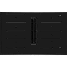 Bosch Serie 8 PXX875D67E plaque Noir Intégré 80 cm Plaque avec zone à induction 4 zone(s)