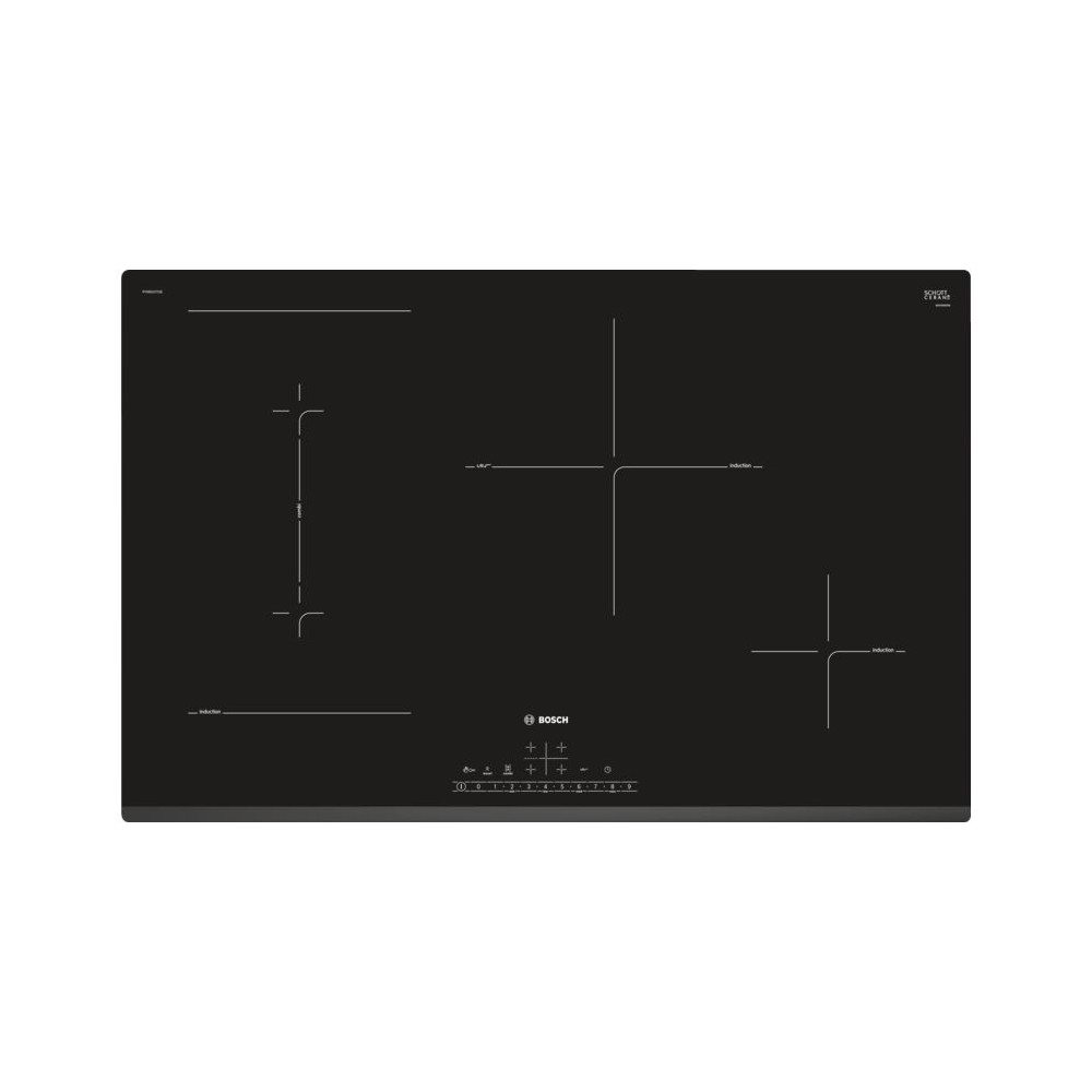 Bosch Serie 6 PVS831FC5E plaque Noir Intégré Plaque avec zone à induction 4 zone(s)