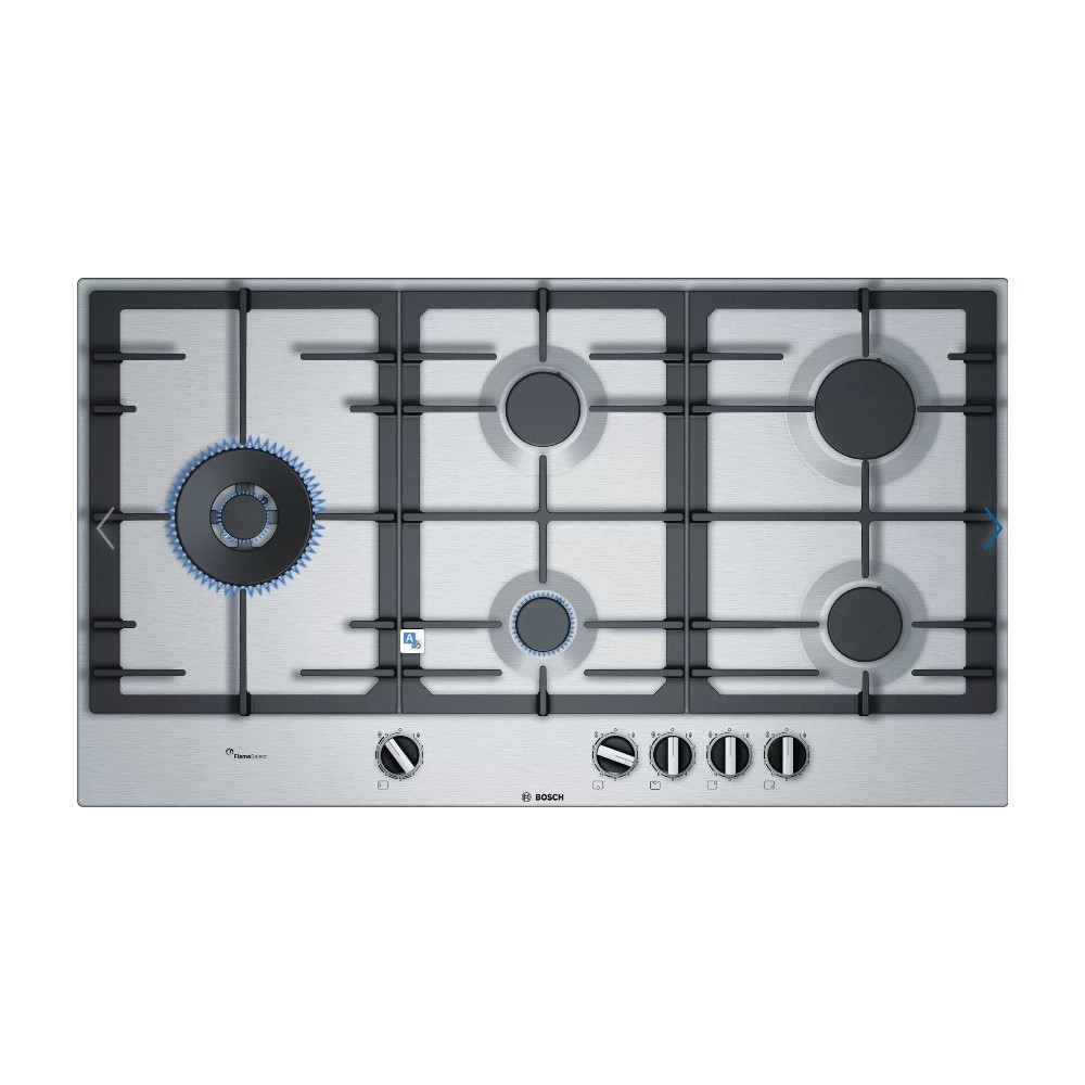 Bosch Serie 6 PCS9A5B90 hob Stainless steel Built-in 90 cm Gas 5 zone(s)