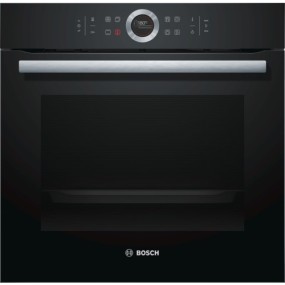 Bosch Serie 8 HBG635BB1 forno 71 L A+ Nero, Stainless steel