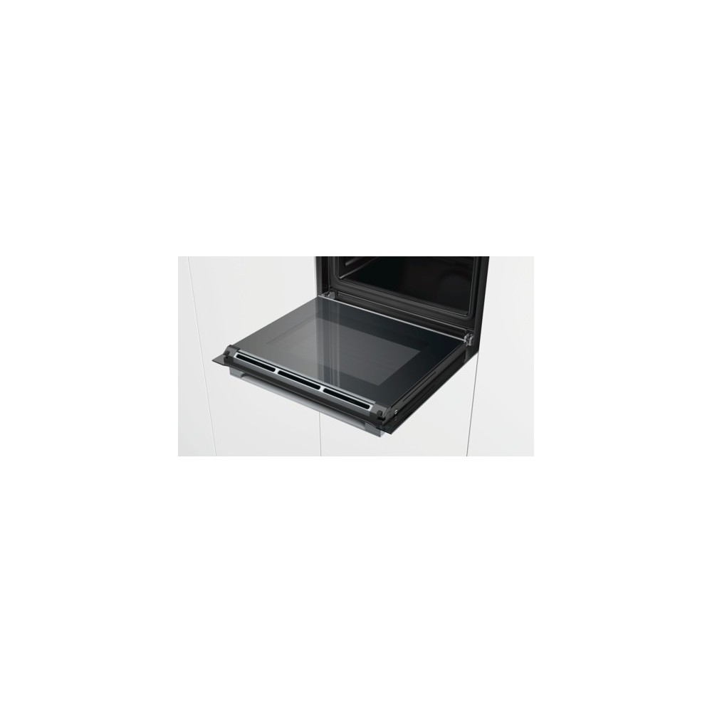 Bosch Serie 8 HBG635BB1 forno 71 L A+ Nero, Stainless steel