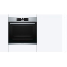 Bosch Serie 8 HBG635BS1 forno 71 L A+ Stainless steel