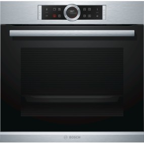 Bosch Serie 8 HRG675BS1 forno 71 L A+ Nero, Stainless steel