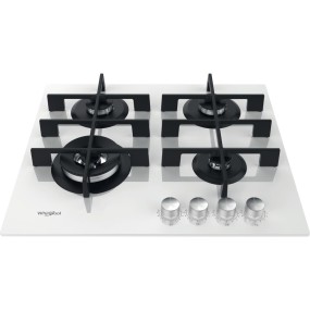 Whirlpool GOWL 628 WH hob White Built-in 60 cm Gas 4 zone(s)