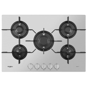 Whirlpool PMW 75D2 IXL Black, Gray Built-in 75 cm Gas 5 zone(s)