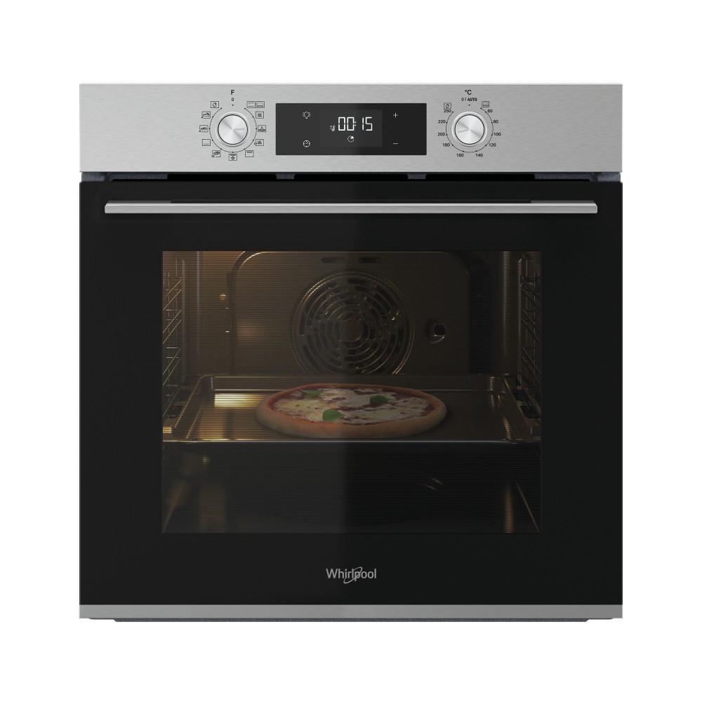 Whirlpool OMK58HU0X 71 L A+ Black, Stainless steel
