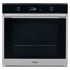 Whirlpool W7 OM5 4 H 73 L A+ Black, Stainless steel