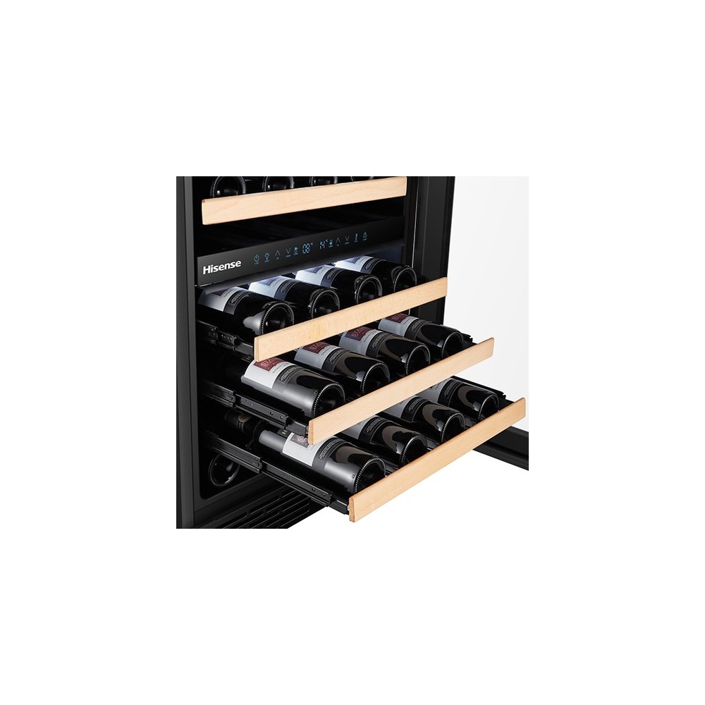 Hisense RW17W4NWLG0 refroidisseur à vin Refroidisseur de vin compresseur Pose libre 32 bouteille(s)