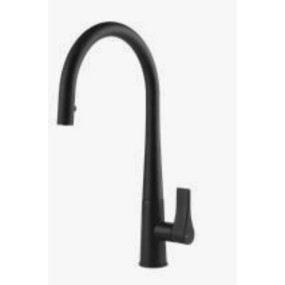 Gessi Sink mixer with extractable shower PROTON matt black 17153 299