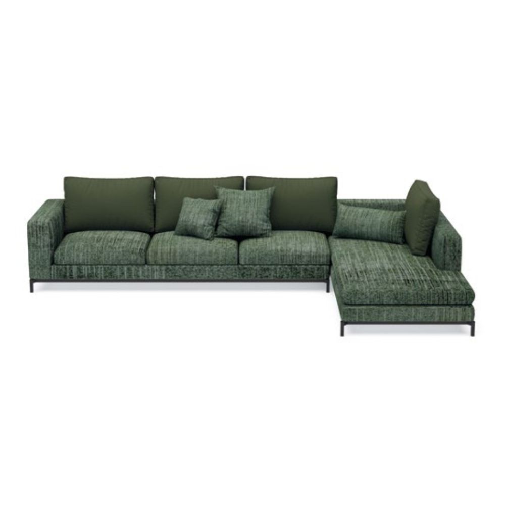 TEXAS sofa with solid wood structure and fabric covering