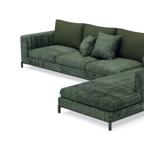 TEXAS sofa with solid wood structure and fabric covering