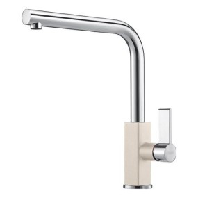 MARIS white and sand single-lever sink mixer 115 0392 335