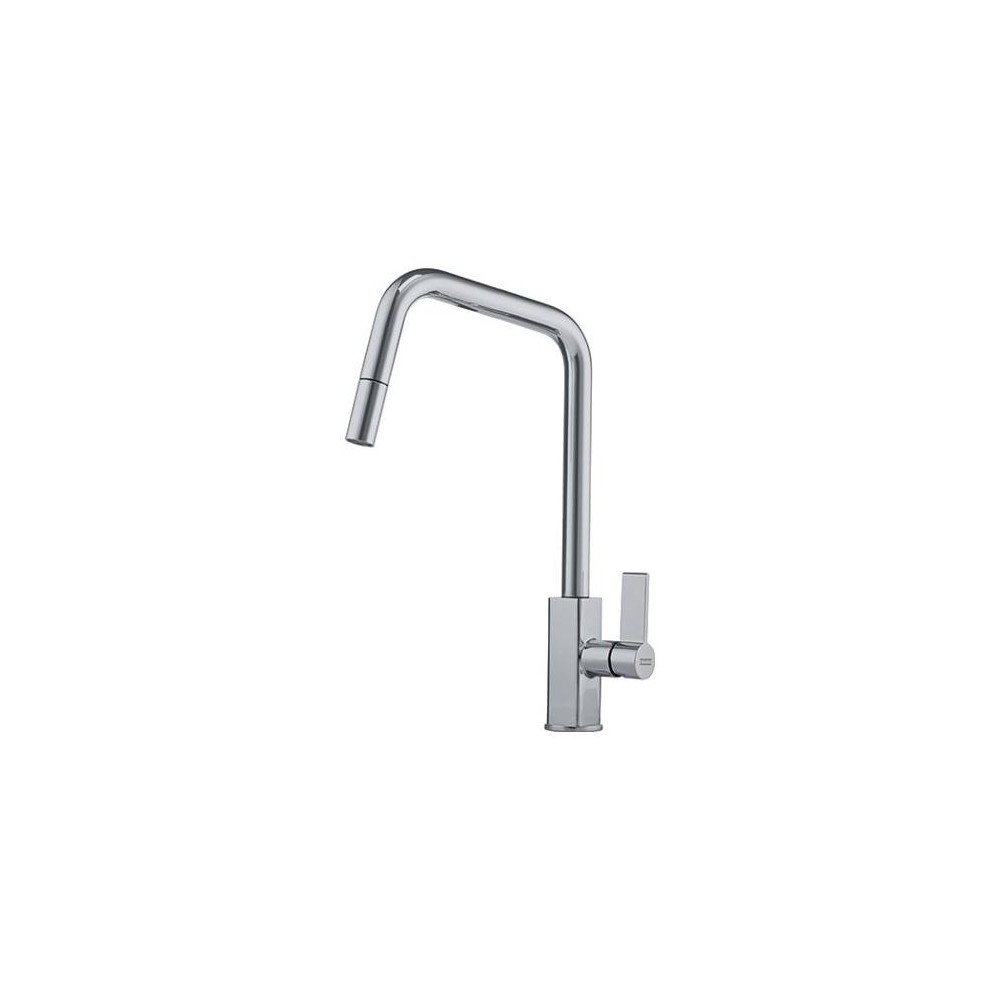 FRANKE Sink mixer with pull-out shower MARIS optical steel