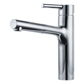FRANKE Sink mixer with extractable shower CENTRO polished chrome