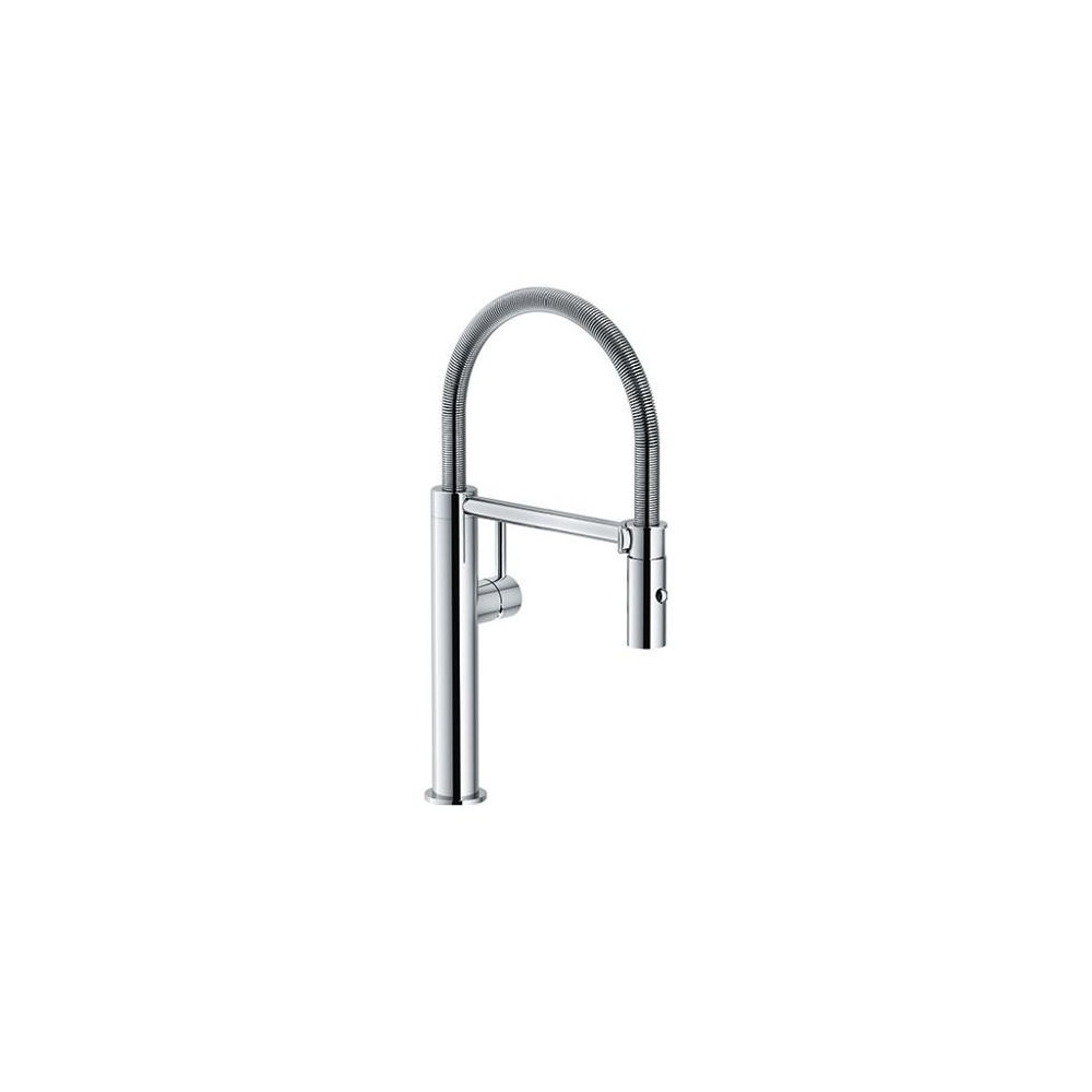 Semi-professional sink mixer with PESCARA shower in polished chrome