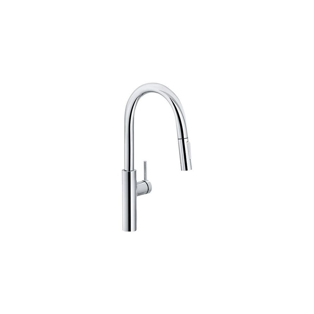 FRANKE Sink mixer with extractable shower SLIDE polished chrome