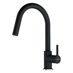 FRANKE Sink mixer with extractable shower LINA black 115 0626 055